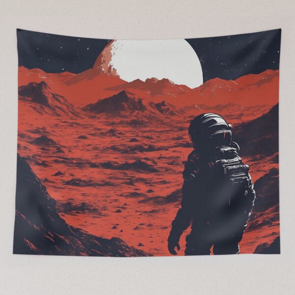 Item preview, Alone Beneath the Silent Moon designed and sold by Mars Outpost Outfitters.