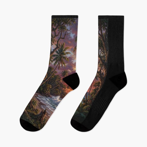 Item preview, Sunset Beach Tropical Palm Tree designed and sold by Fateh-Kro ⭐⭐⭐⭐⭐.
