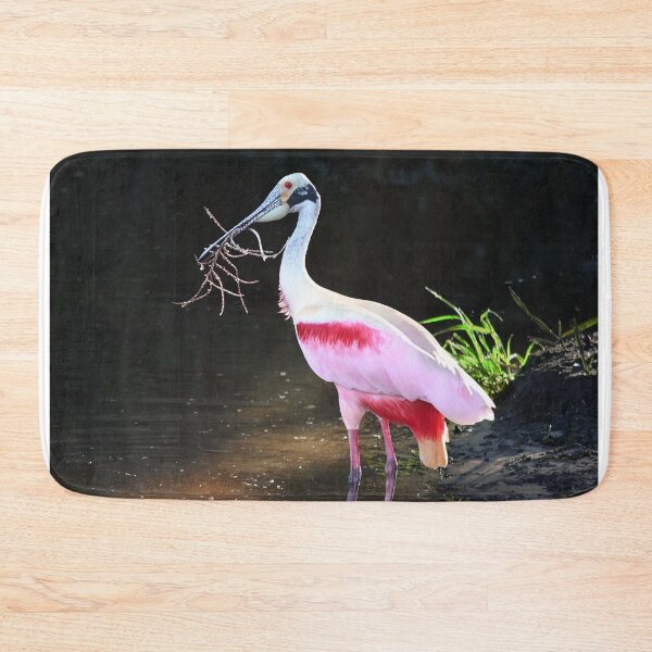 Item preview, Roseate Spoonbill Gathering Twigs designed and sold by richardbryce.