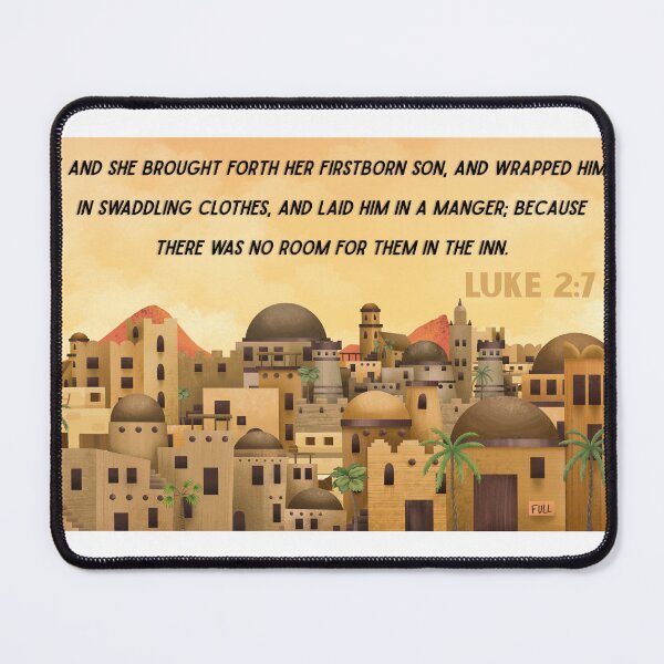 Item preview, Luke 2:7 — No Room in the Inn designed and sold by DesignsByMom.