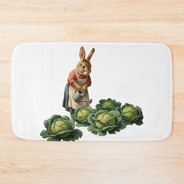 Item preview, Rabbit and Her Cabbage designed and sold by capricedefille.