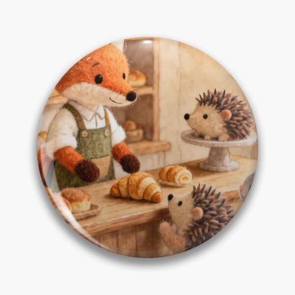 Item preview, Whimsical Woodland Bakery Friends designed and sold by ArtComixHaven.