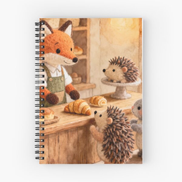 Item preview, Whimsical Woodland Bakery Friends designed and sold by ArtComixHaven.