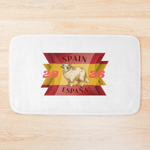 Item preview, Camiseta Bandera España Abstracta con Ondas - Gato Minimalista / Regalo para Amantes de Mascotasز designed and sold by printeGear.