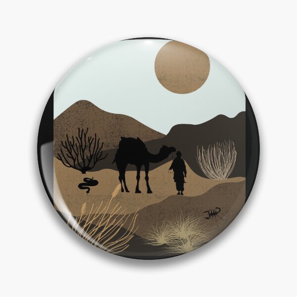 Item preview, A lonely wanderer in the desert- for travel lovers designed and sold by Lovelalaland.