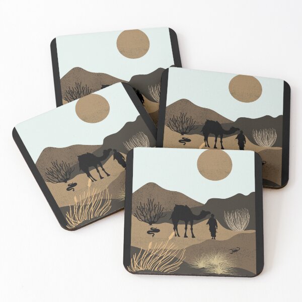 Item preview, A lonely wanderer in the desert- for travel lovers designed and sold by Lovelalaland.