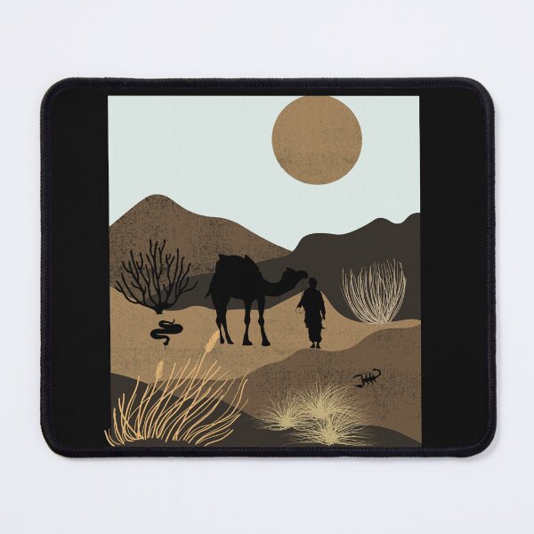 Item preview, A lonely wanderer in the desert- for travel lovers designed and sold by Lovelalaland.