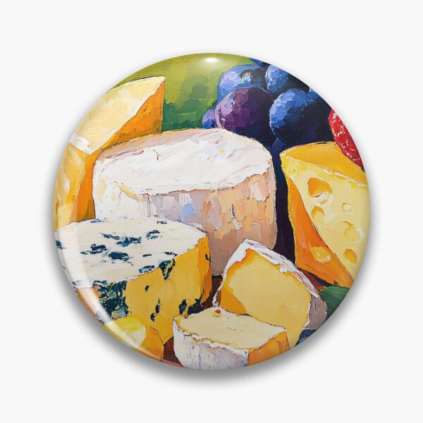 Item preview, A Colorful Cheese Platter with Grapes and Strawberries Celebrating Freshness and Visual Delight designed and sold by OlfactoART Studio.