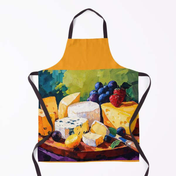 Item preview, A Colorful Cheese Platter with Grapes and Strawberries Celebrating Freshness and Visual Delight designed and sold by OlfactoART Studio.