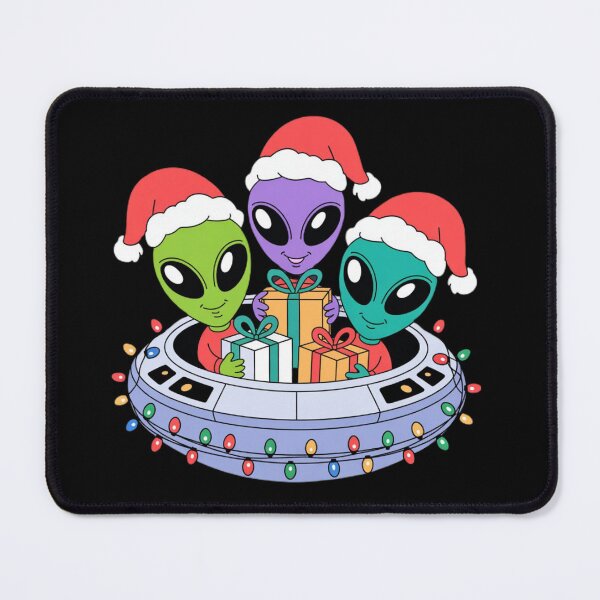 Item preview, Cute Aliens Christmas UFO Abduction Funny Holiday Gift designed and sold by DailySparks.