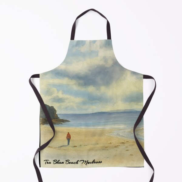 Item preview, Tra Bhan Beach Muckross Kilcar Co Donegal Watercolor designed and sold by OliDesigns.