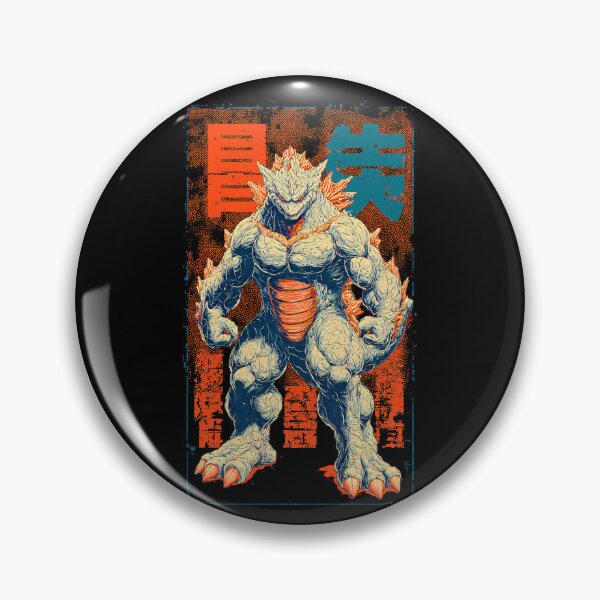 Item preview, Reptilian Titan Kaiju – Vintage Japanese Monster Art designed and sold by VYNROX.