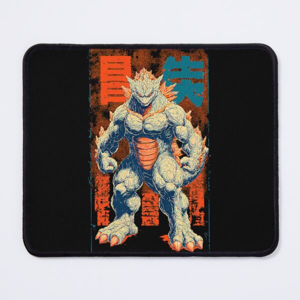 Item preview, Reptilian Titan Kaiju – Vintage Japanese Monster Art designed and sold by VYNROX.