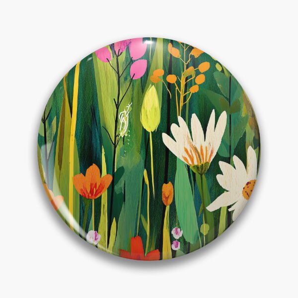Item preview, Vibrant Colorful Flowers And Leaves In Garden Artwork designed and sold by DEC02.