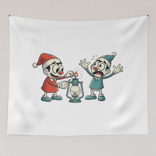 Item preview, Light The Lamp Retro Holiday Scene designed and sold by Pollock.
