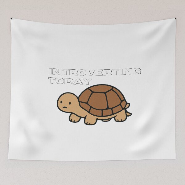 Item preview, Introverting Today Cute Turtle designed and sold by TheSimpleTee007.