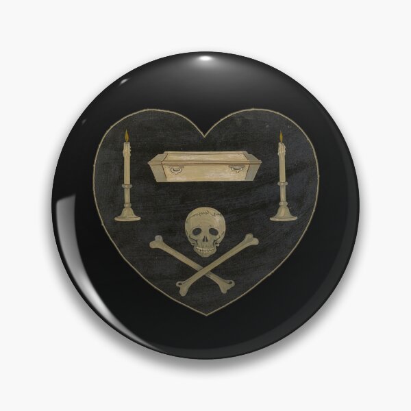 Item preview, "Knight of Death," the insignia of Charles Nungesser designed and sold by Saddle Bums.
