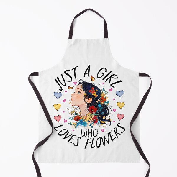 Item preview, Just a Girl Who loves Flowers designed and sold by MoSaid.
