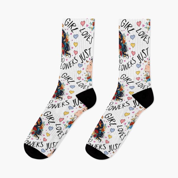 Item preview, Just a Girl Who loves Flowers designed and sold by MoSaid.