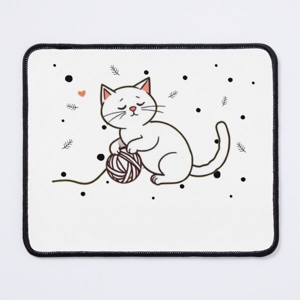 Item preview, Yarn Play Cat designed and sold by greeended.
