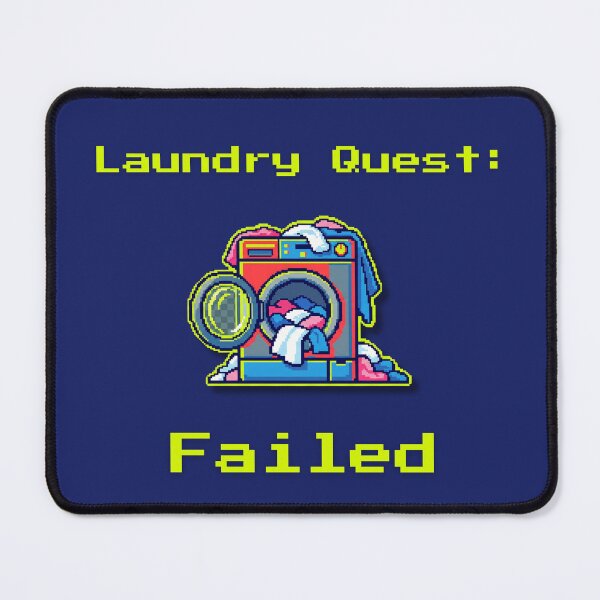 Item preview, Laundry Quest Failed – Retro Pixel Art Gaming Style designed and sold by MadeInNapTime.