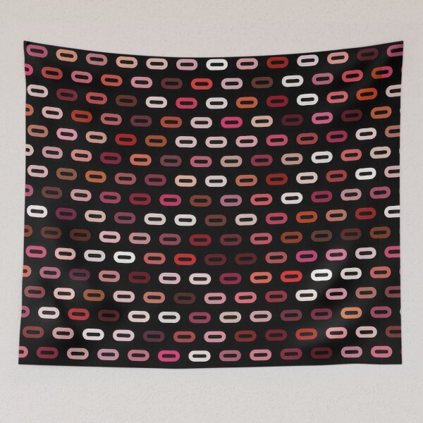 Item preview, Retro Red Ovals designed and sold by WordyDreams.