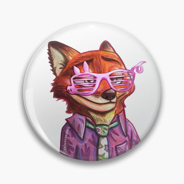 Item preview, Nick Wilde funny pink glasses - scene Zootopia 2 designed and sold by Valuxcreates.