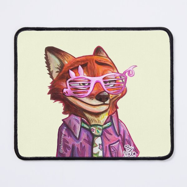 Item preview, Nick Wilde funny pink glasses - scene Zootopia 2 designed and sold by Valuxcreates.