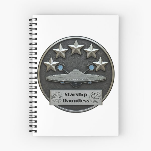 Item preview, Starship Dauntless Crew Hat & Notebook designed and sold by DauntlessMerch.