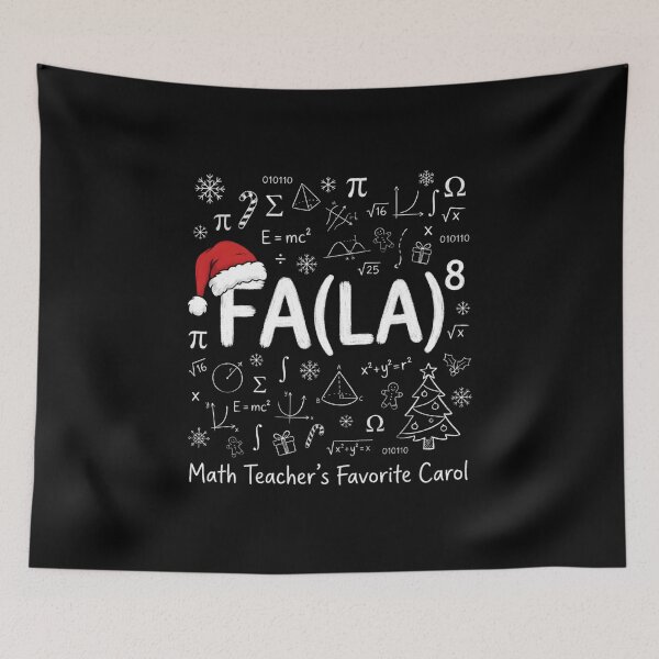 Item preview, Funny Math Teacher Christmas FA(LA), STEM Holiday Classroom Gift, Algebra Geek Humor Graphic Tee designed and sold by saloui.
