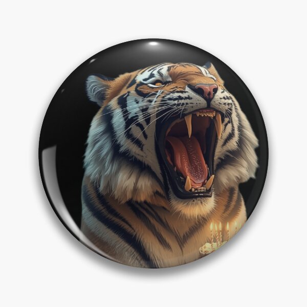 Item preview, Roaring Tiger Birthday Cake T-shirt  designed and sold by DailySparks.