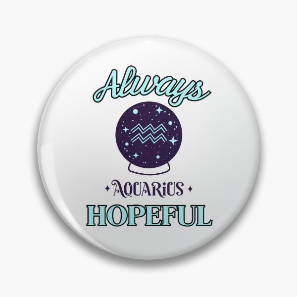 Item preview, Always Hopeful Aquarius | Crystal Ball Zodiac Art designed and sold by HopefulAddie.