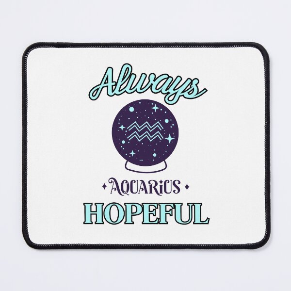 Item preview, Always Hopeful Aquarius | Crystal Ball Zodiac Art designed and sold by HopefulAddie.