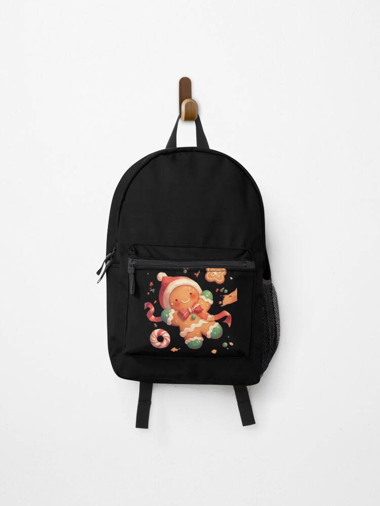 Thumbnail 1 of 3, Backpack, Cute gingerbread man designed and sold by PatternFly.