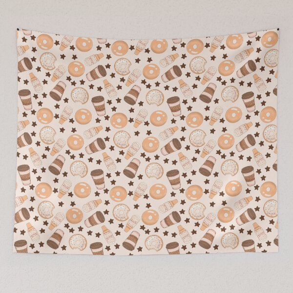 Item preview,  Donuts , Coffee And Ice Cream Pattern designed and sold by CandyAppleCats.