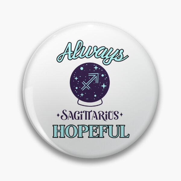 Item preview, Always Hopeful Sagittarius | Crystal Ball Zodiac Art designed and sold by HopefulAddie.