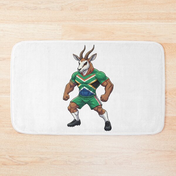 Item preview, Powerful South African Springbok Football Mascot 2026 designed and sold by ArtByKatti.