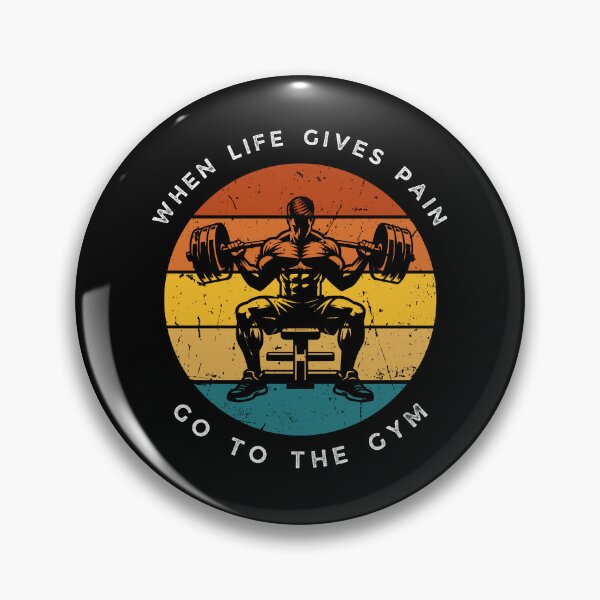 Item preview, When life gives pain go to the gym designed and sold by Artify Shirts.