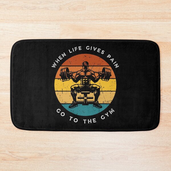 Item preview, When life gives pain go to the gym designed and sold by Artify Shirts.