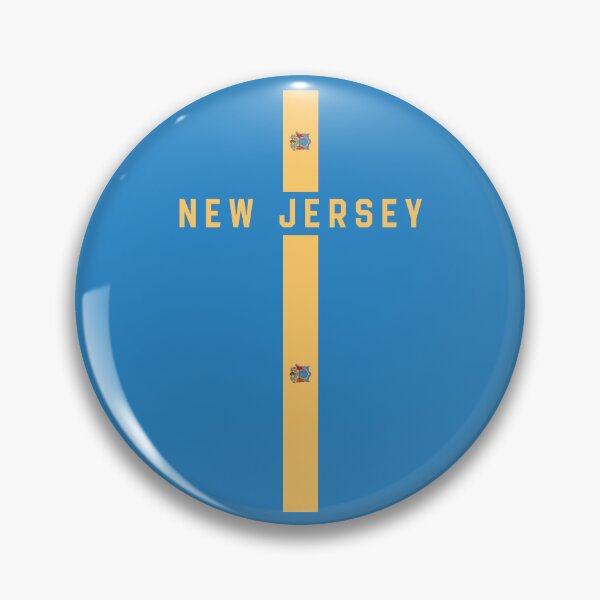 Item preview, Modern NJ Cross Flag, Minimalist New Jersey State Pride designed and sold by mashmosh.