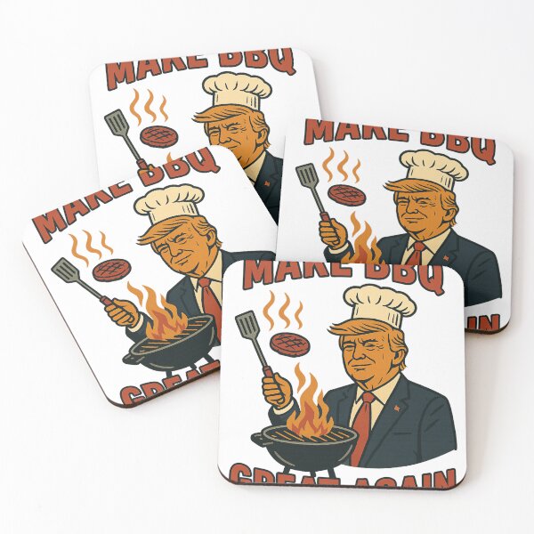 Item preview, Make BBQ Great Again Shirt | Funny Burger Grilling BBQ Parody Tee designed and sold by jnct-shirts.