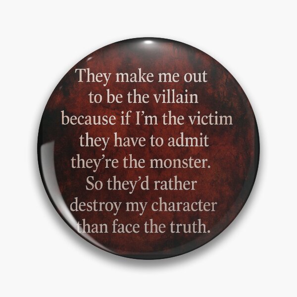 Item preview, villain monster victim truth  designed and sold by ocd_Jessica.