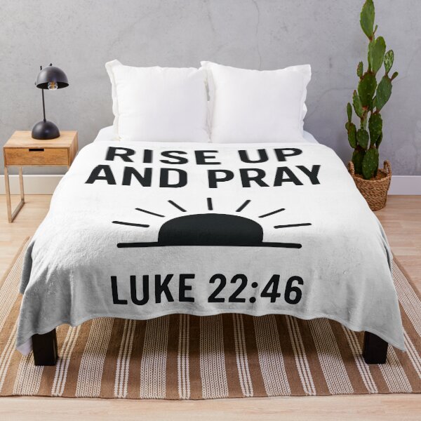 Item preview, Rise Up and Pray Luke 22:46 Christian Sunrise Design. designed and sold by loveandlightrb.