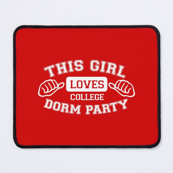 Item preview, This girl loves College dorm party fun designed and sold by retrippy.