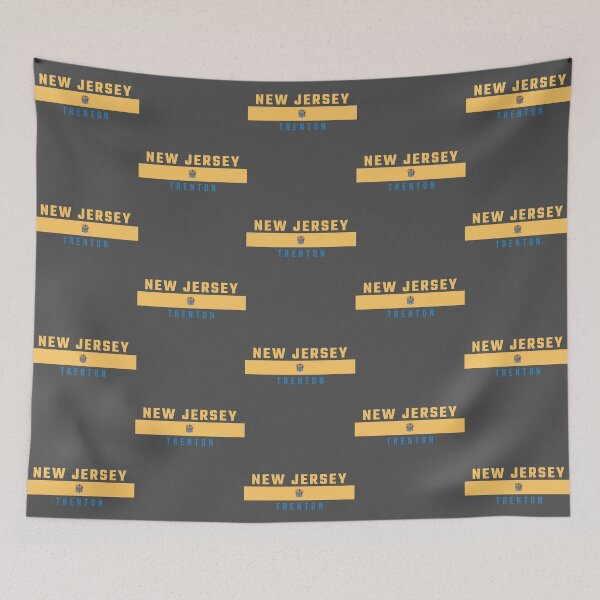 Item preview, Catchy & SEO Friendly: Vintage New Jersey State Pride - Trenton Capital City Flag Art designed and sold by mashmosh.