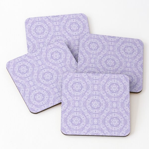 Item preview, Pastel Boho Circular Mandala Pattern in Purple designed and sold by Artistestella.