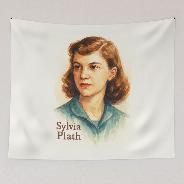 Item preview, Sylvia Plath designed and sold by Sarcastic designs.