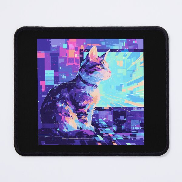 Item preview, Cyber cat designed and sold by SMARTKIT DESIGNAGENCY.