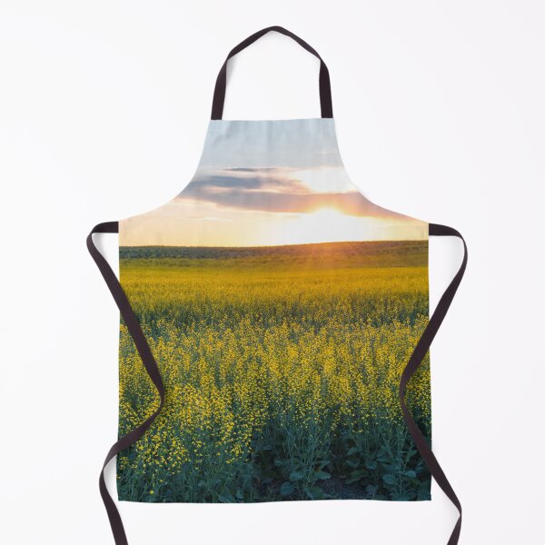 Item preview, Sun Setting Over a Flowering Canola Field in Central Alberta designed and sold by Amy Mitchell.