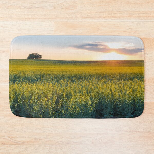 Item preview, Sun Setting Over a Flowering Canola Field in Central Alberta designed and sold by Amy Mitchell.